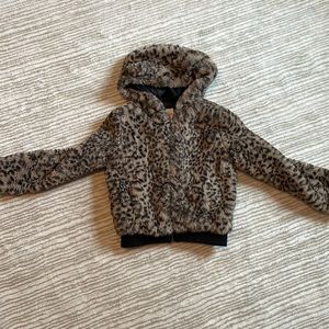 Girls size 8 cheetah jacket